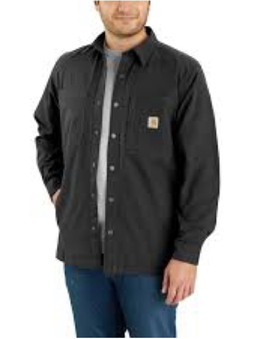 Carhartt Men's Rugged Flex Fleece Lined Shirt Jacket NWT